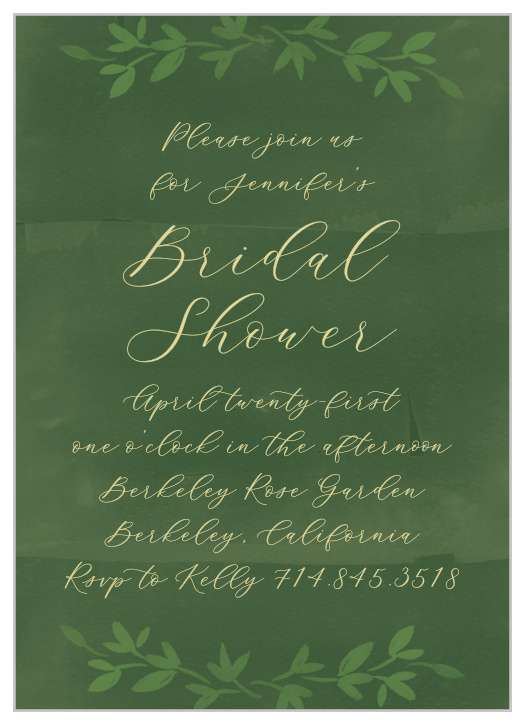 Our Woodland Greenery Bridal Shower Invitations are the perfect way to surround yourself with your friends and family for your pre-wedding celebrations!