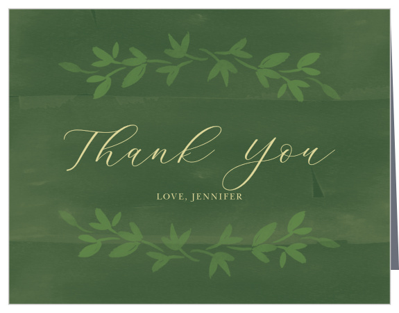 Woodland Fairytale Bridal Shower Thank You Cards