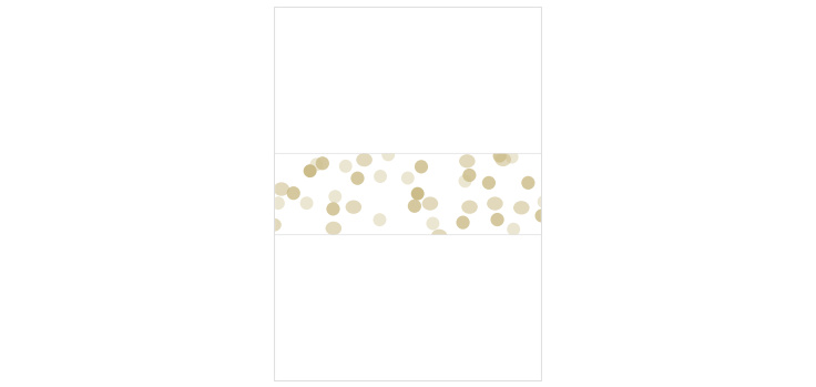 Glamorous Confetti Wedding Belly Bands