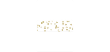 Glamorous Confetti Wedding Belly Bands