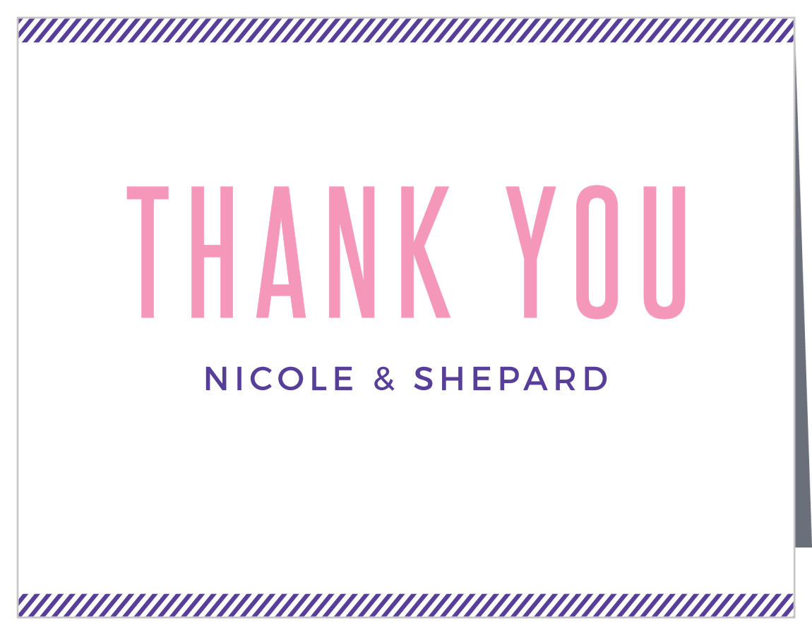 Elegant Art Bridal Shower Thank You Cards