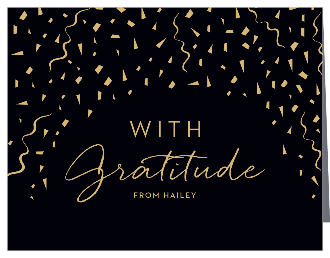 Confetti Pop Graduation Thank You Cards