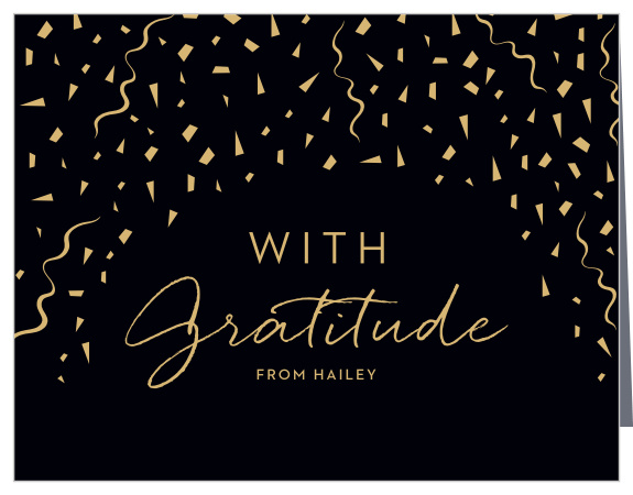 Confetti Pop Graduation Thank You Cards