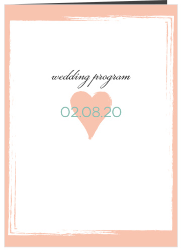 Our Photo Heart wedding program is a perfect match to the rest of the Photo Heart wedding suite.