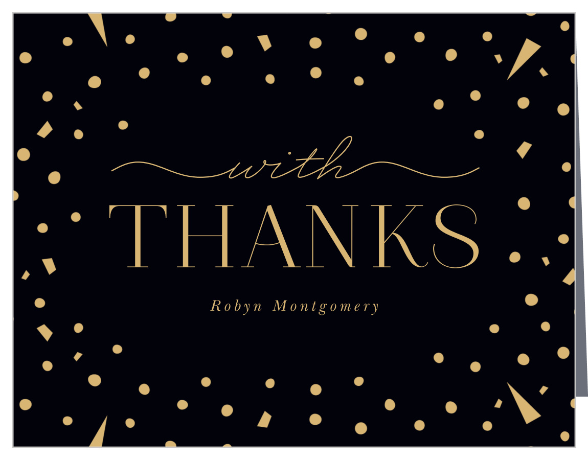 Ornate Grad Graduation Thank You Cards