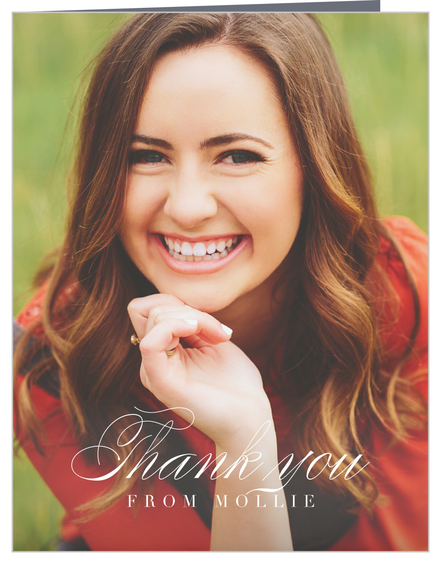 Grad Collage Graduation Thank You Cards