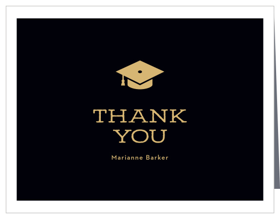 Grad Grid Graduation Thank You Cards