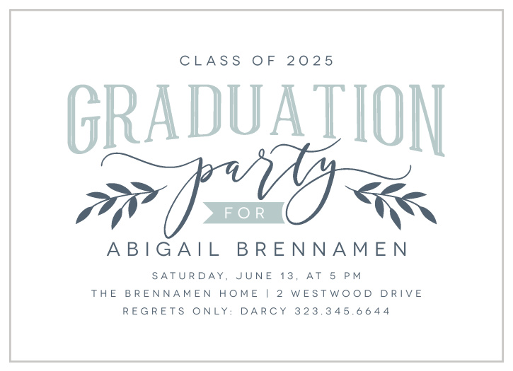 It’s time to celebrate your graduation! Invite your closest supporters to celebrate with our Diplomatic Scholar Graduation Invitations.