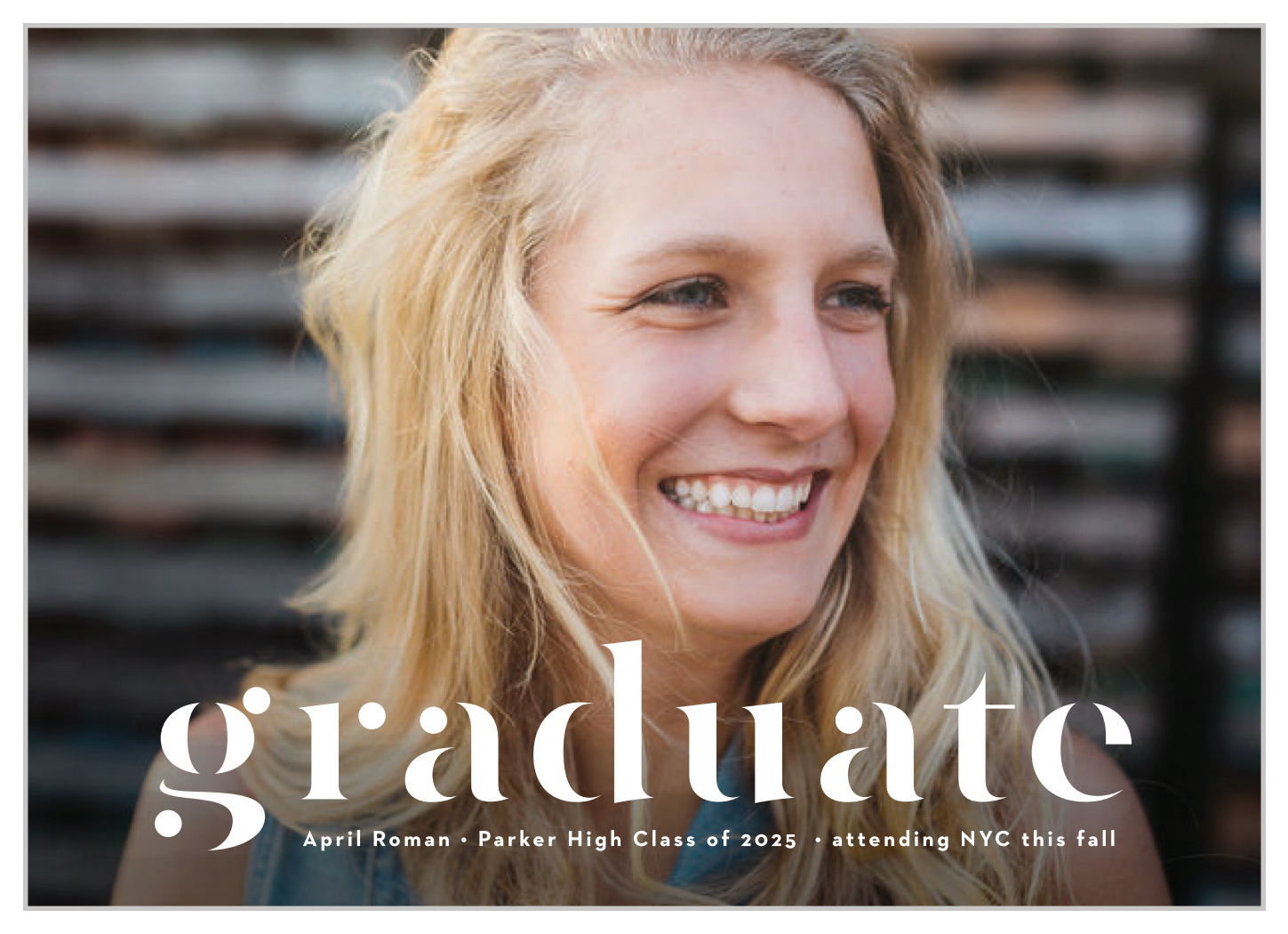 Minimal Style Graduation Announcements