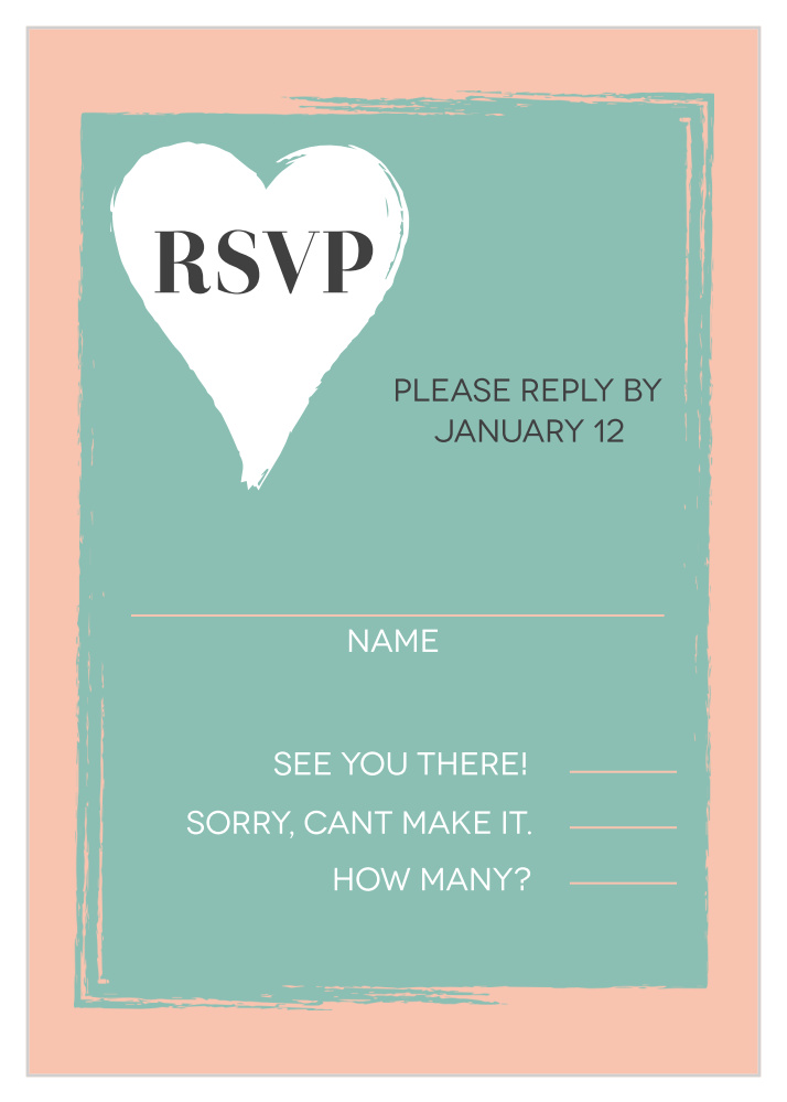 Photo Heart Response Cards