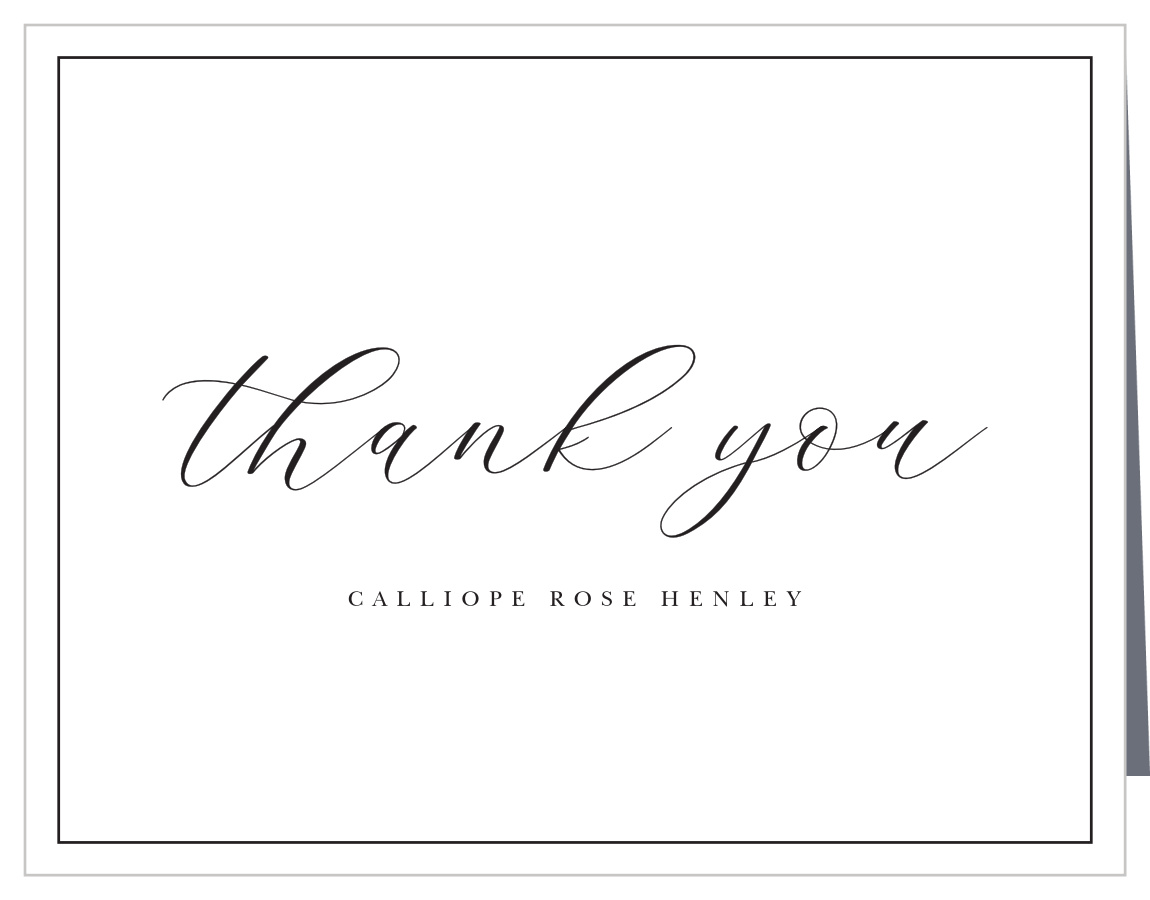 Photographic Excellence Graduation Thank You Cards