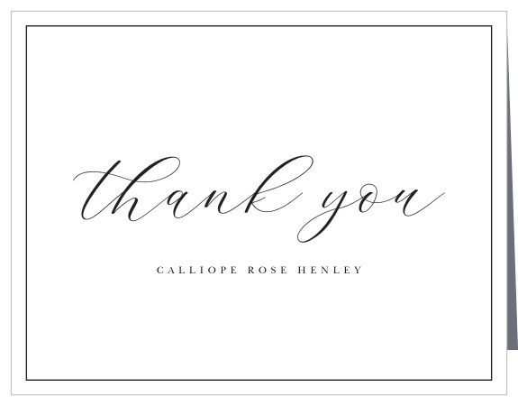 Photographic Excellence Graduation Thank You Cards