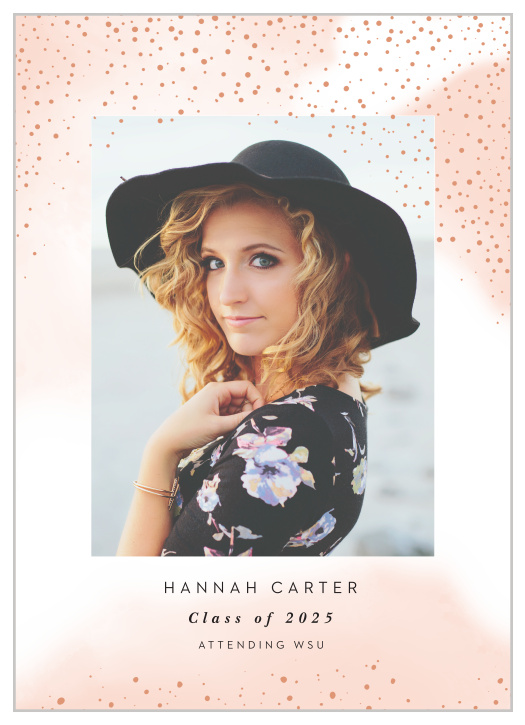 Announce your graduation in style with our Glimmering Grid Graduation Announcements.