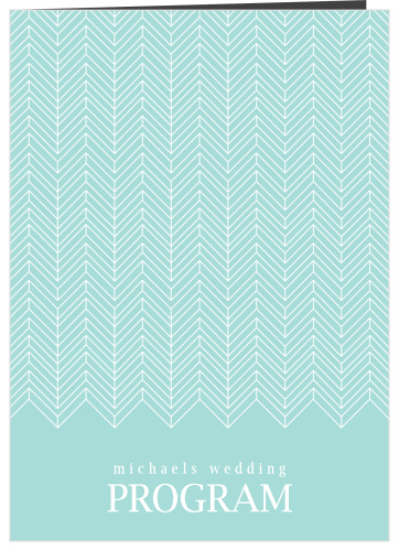 Our Falling Arrows wedding program is a perfect match to the rest of the Falling Arrows wedding suite.