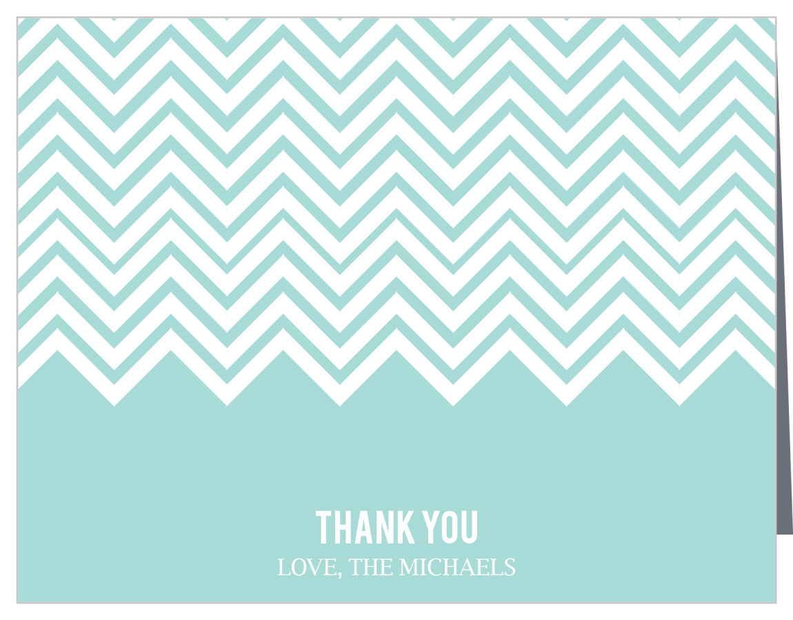 Falling Arrows Wedding Thank You Cards