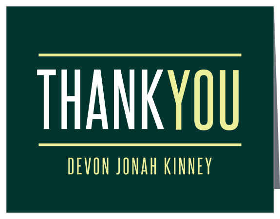 Square Crossroads Graduation Thank You Cards