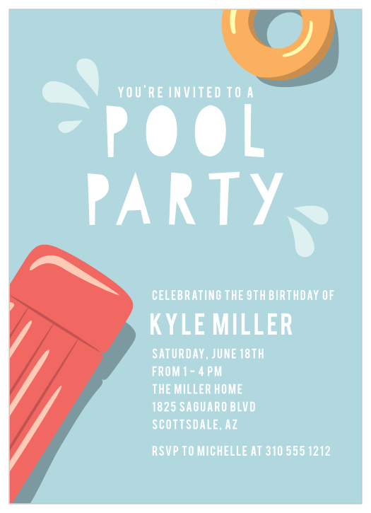 Kick-off your birthday celebration with a splash!
