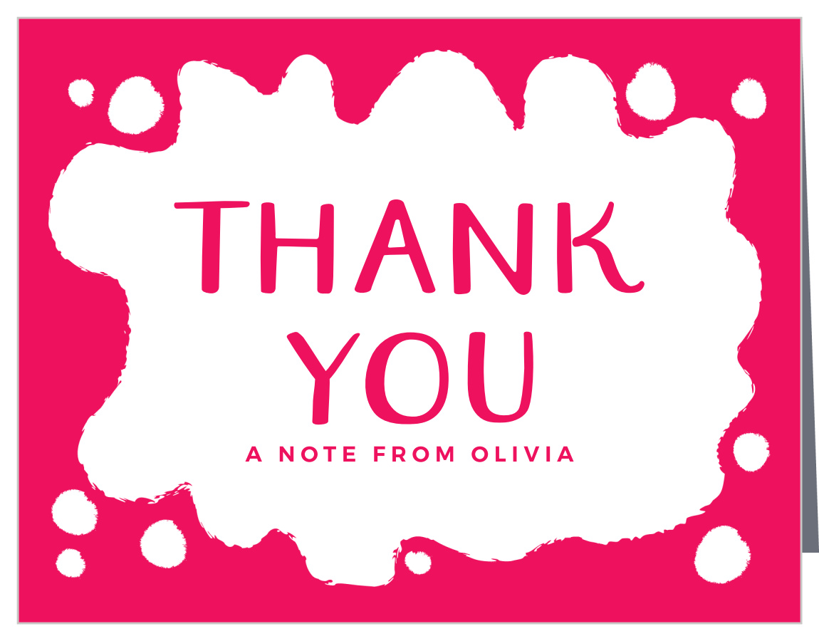 Slime Time Children's Birthday Thank You Cards