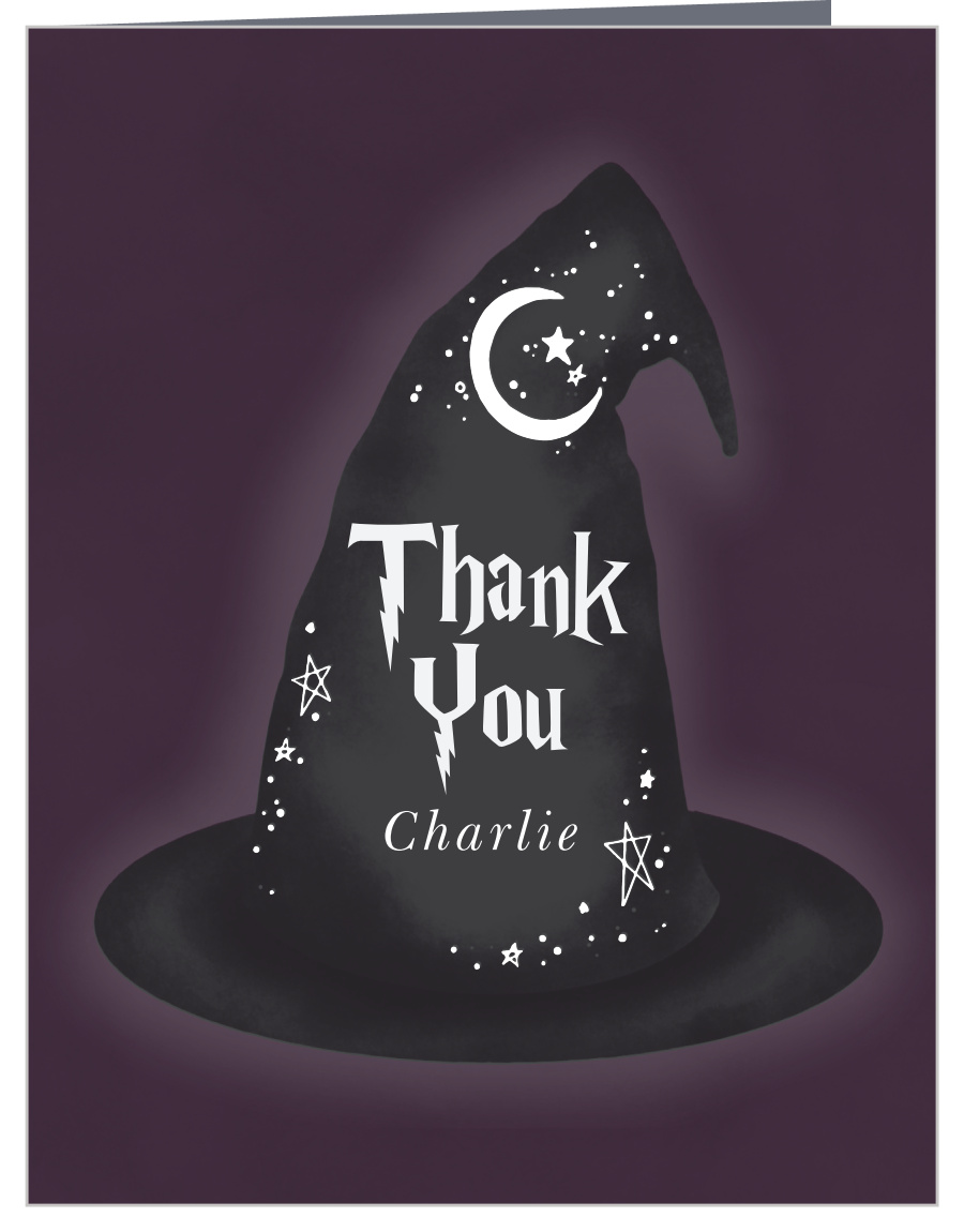 Wizard Hat Children's Birthday Thank You Cards