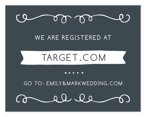 Surrounding Swirls Registry Cards
