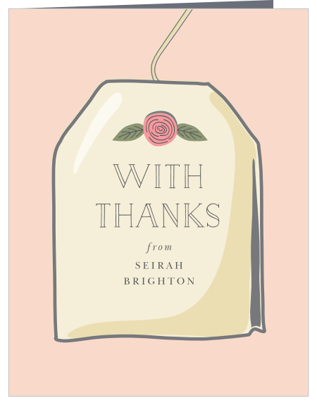 Send a message of thanks to your loved ones with our Tea Time Florals Children's Birthday Party Thank You Cards!