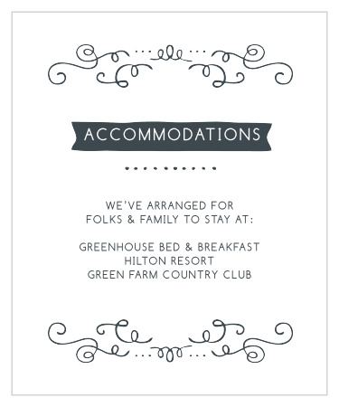 Surrounding Swirls Accommodation Cards