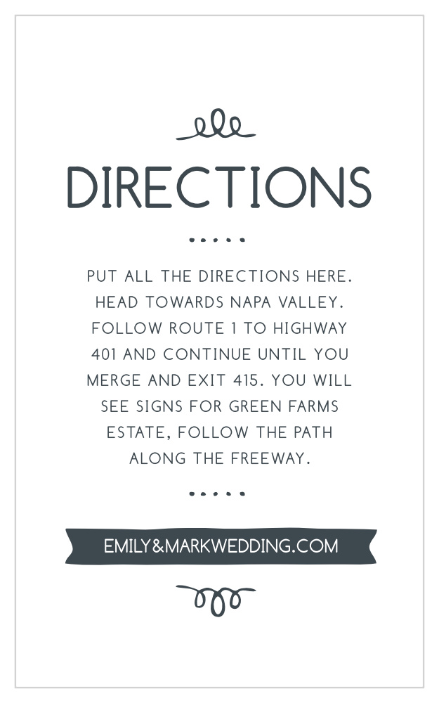 Surrounding Swirls Direction Cards