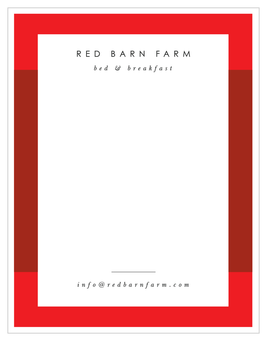Bright Border Business Stationery