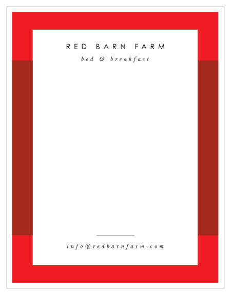 Bright Border Business Stationery