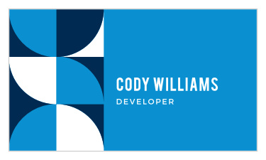 Let your business stand out with our Bright Border Business Cards! 