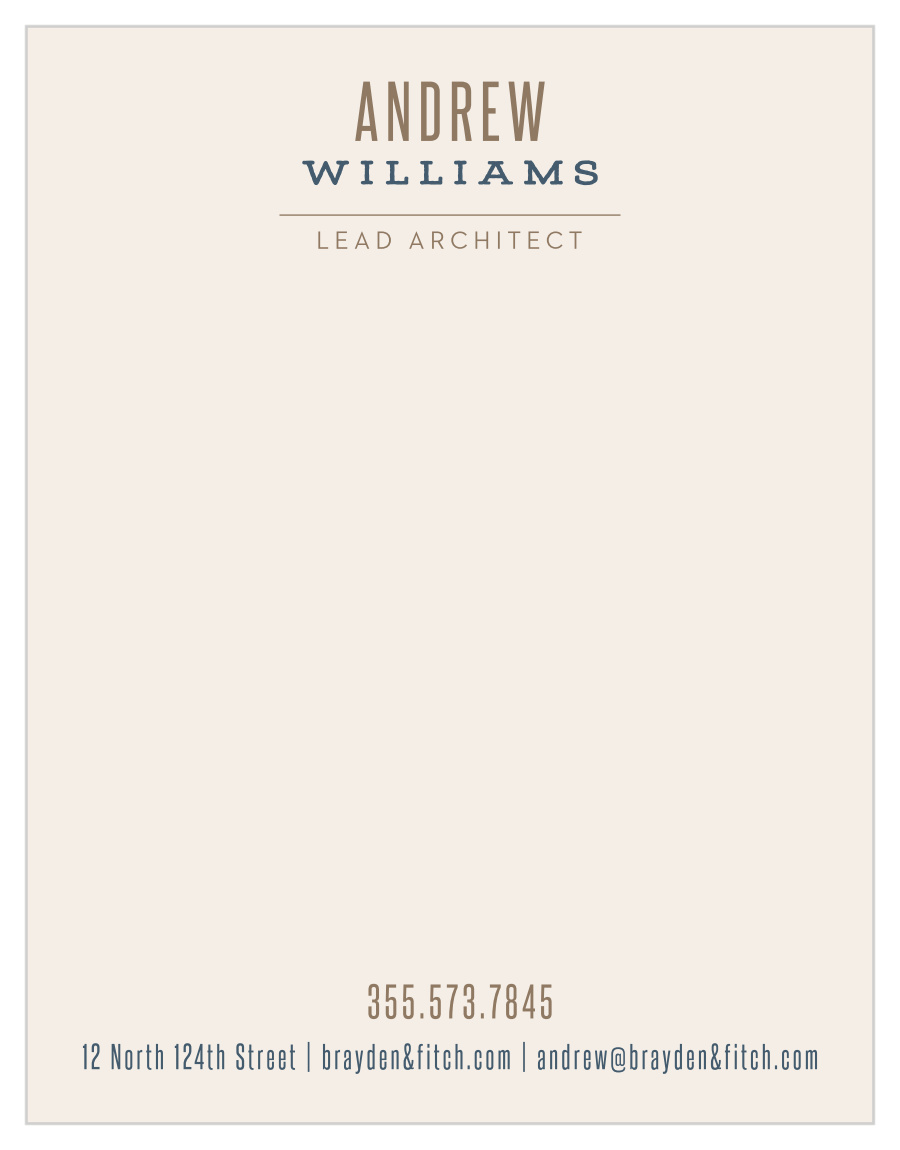 Bold & Minimal Business Stationery