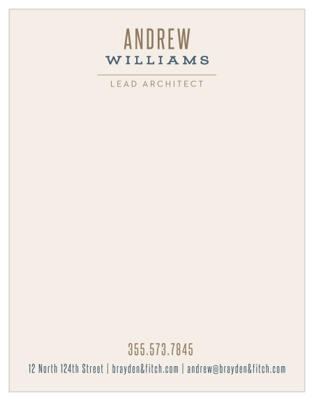 Bold & Minimal Business Stationery