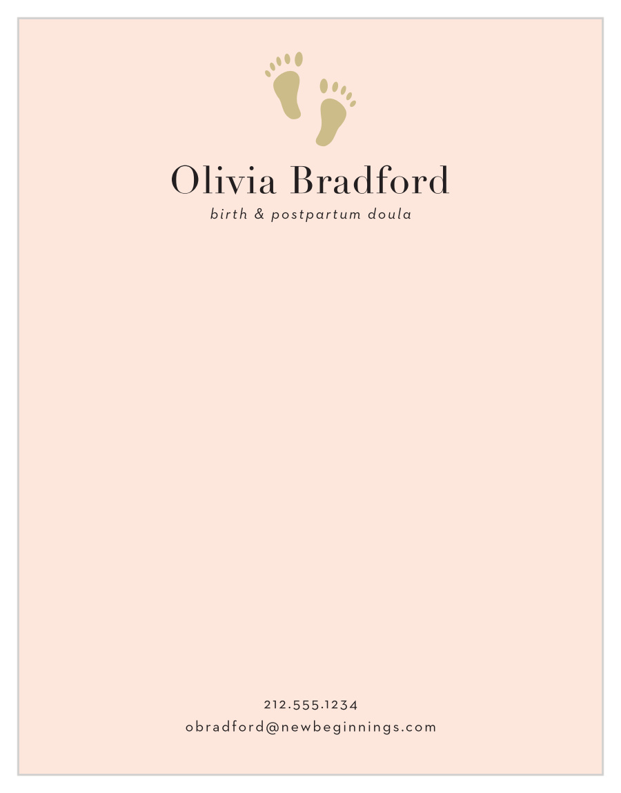 Baby Doula Business Stationery