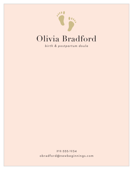 Baby Doula Business Stationery