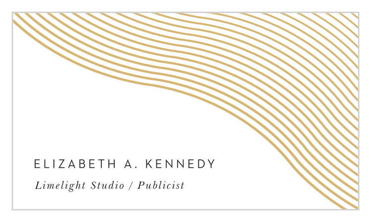 Modern Waves Business Cards