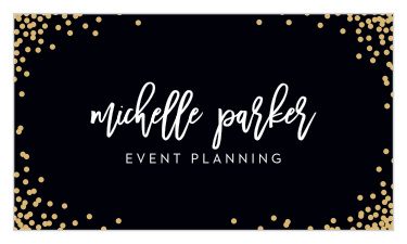 The professional look of our Event Planner Business Cards will make you stand out amongst all of the competitors. 