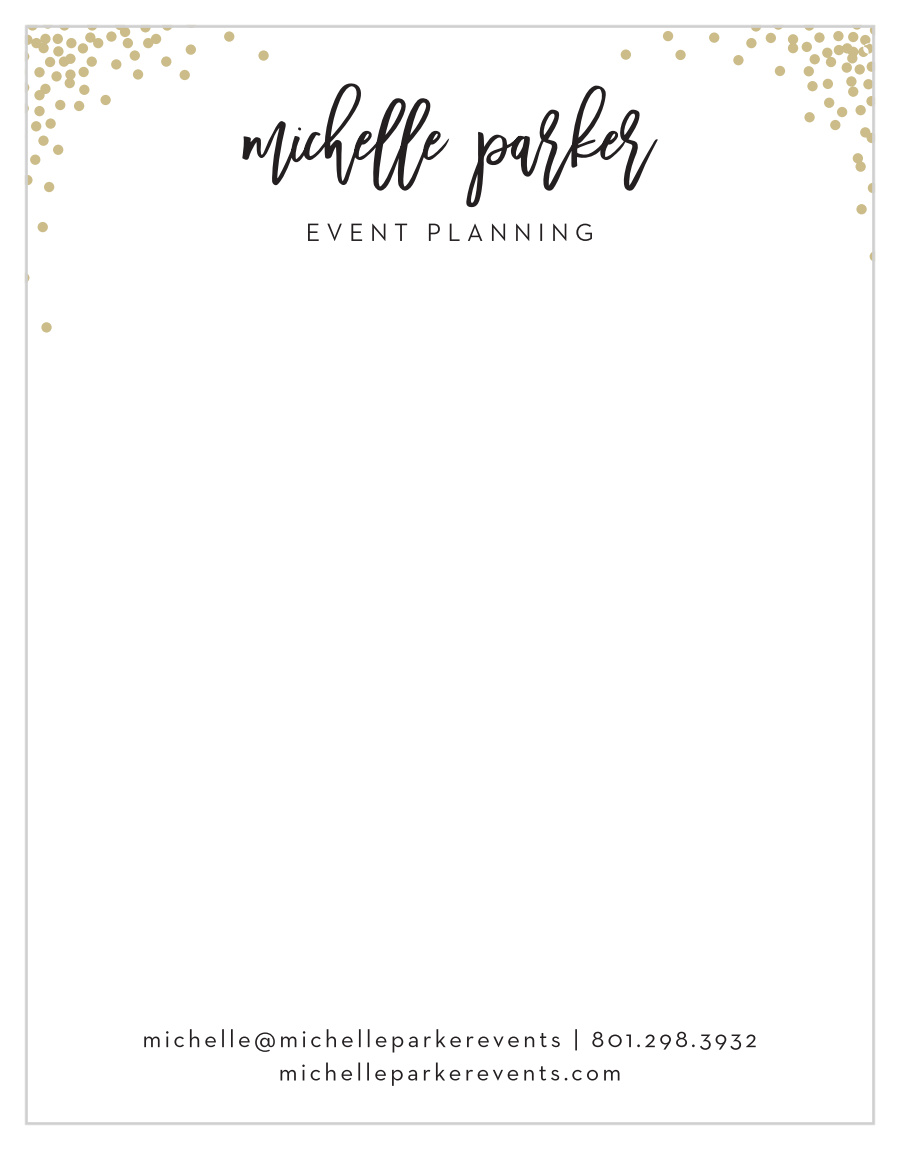 Event Planner Business Stationery