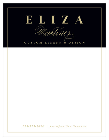 Timeless Frame Business Stationery