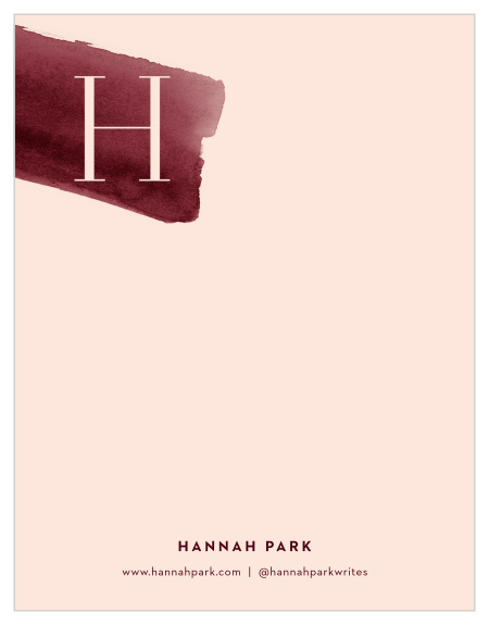 Bold Brushstroke Business Stationery
