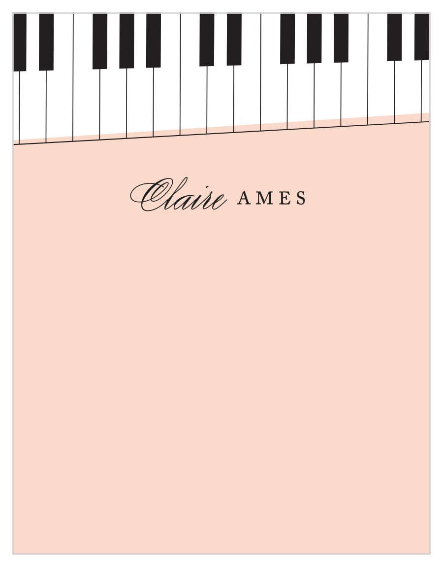 Piano Keyboard Business Stationery