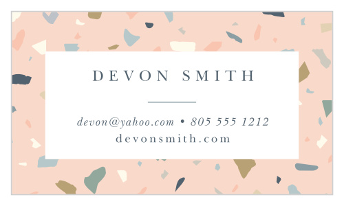 With so many attributes' colors to change, our Interior Design Business Cards are perfect to fit any color palette!