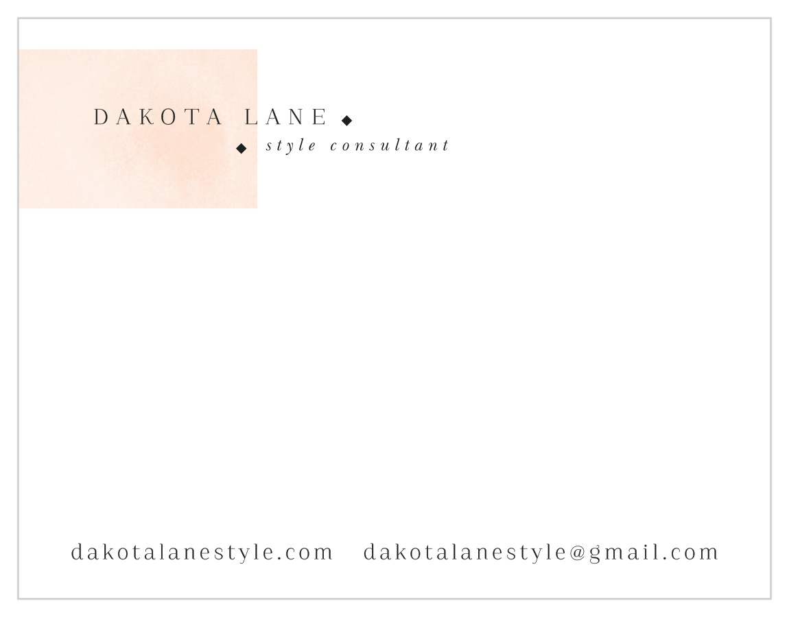 Textured Block Business Stationery