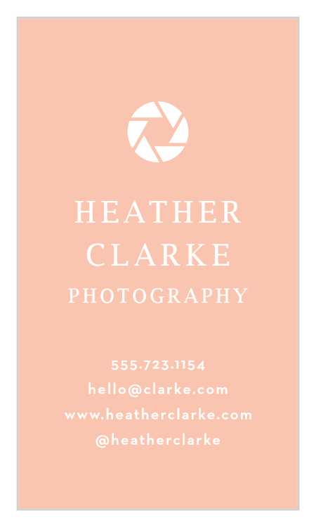 Shutter Photo Business Cards