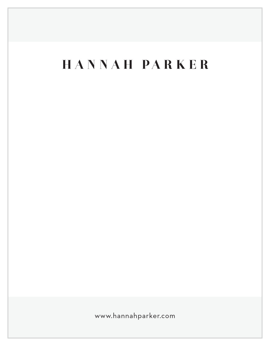 Minimal Stripe Business Stationery