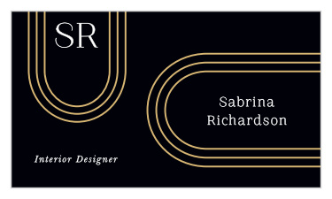 Our Retro Rings Business Cards gives you a unique, and professional look all in one! 