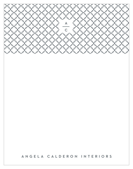 Lattice Pattern Business Stationery