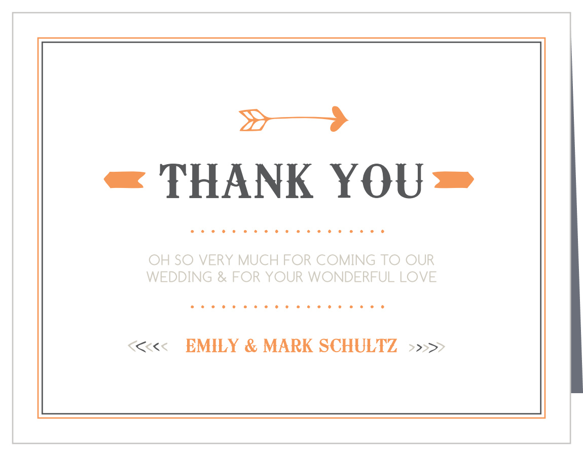 Modern Paisley Wedding Thank You Cards