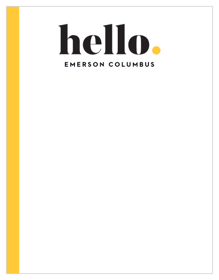 Hello Modern Business Stationery