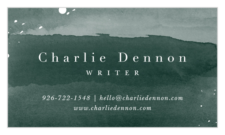 Painterly Layers Business Cards