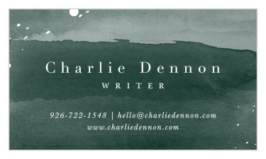 Make a name for yourself and stand out amongst competitors with our Painterly Layers Business Cards.